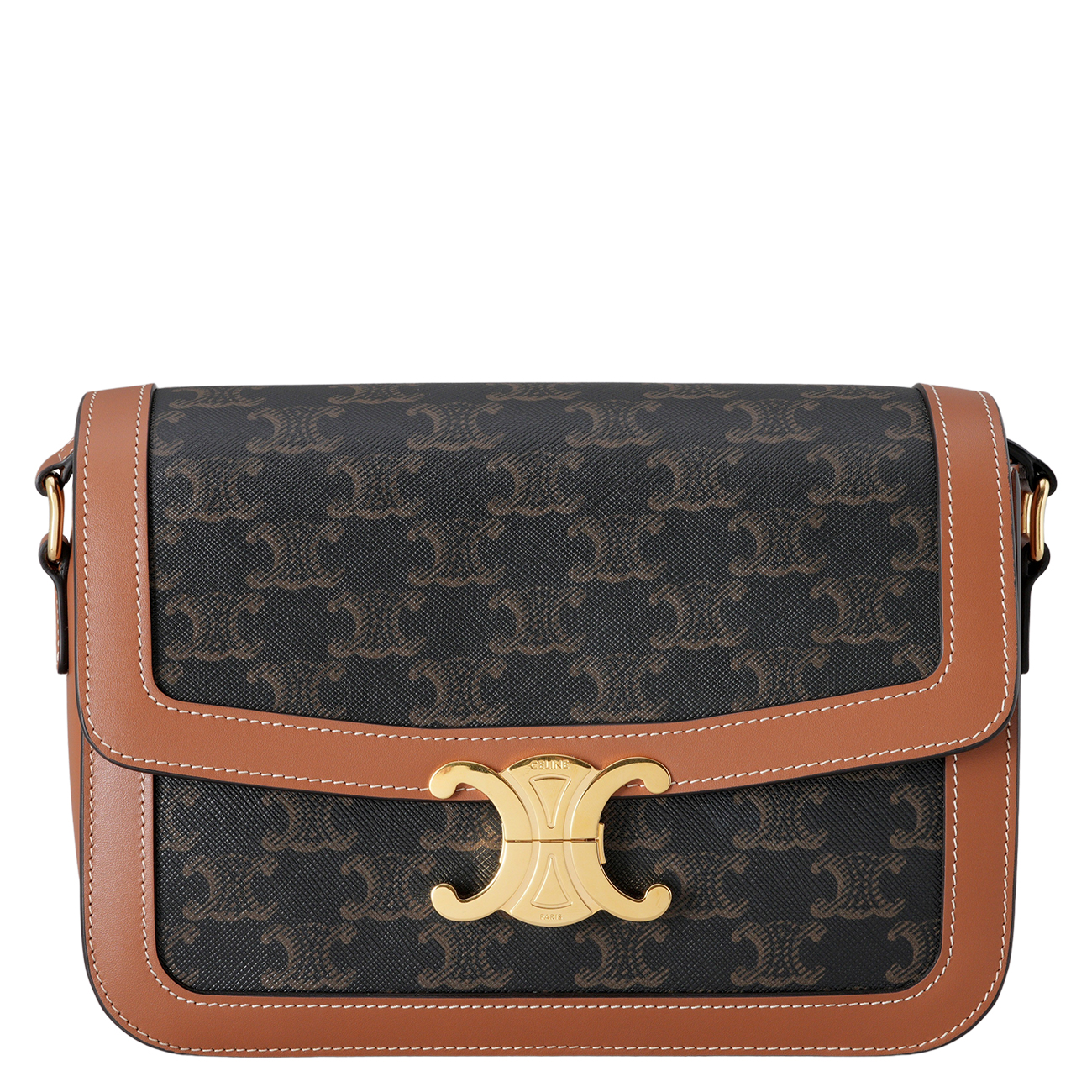 CELINE(USED)셀린느 클래식 트리옹프 숄더백
