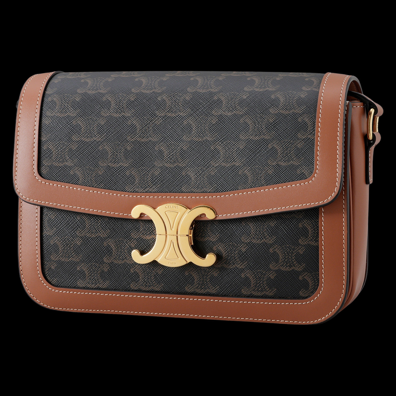 CELINE(USED)셀린느 클래식 트리옹프 숄더백