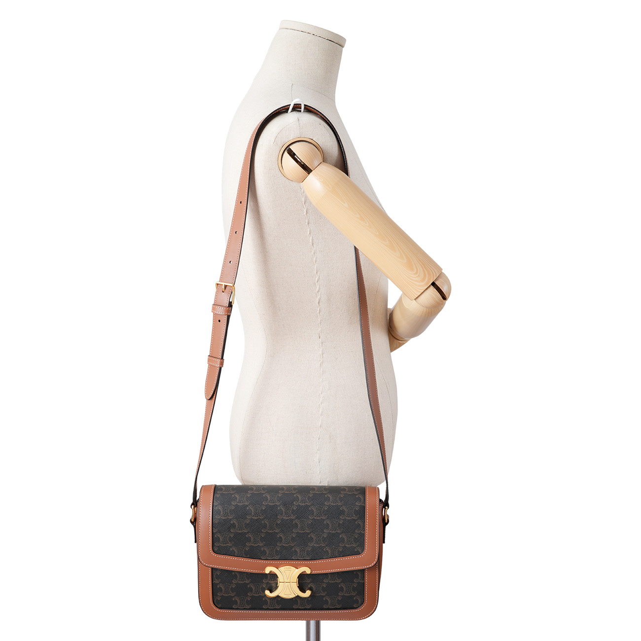 CELINE(USED)셀린느 클래식 트리옹프 숄더백