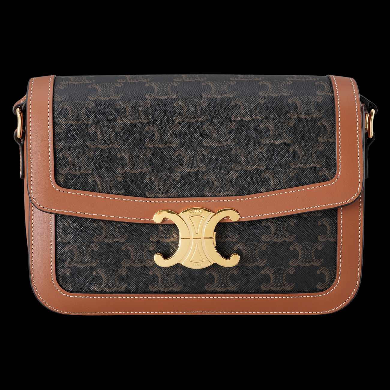 CELINE(USED)셀린느 클래식 트리옹프 숄더백