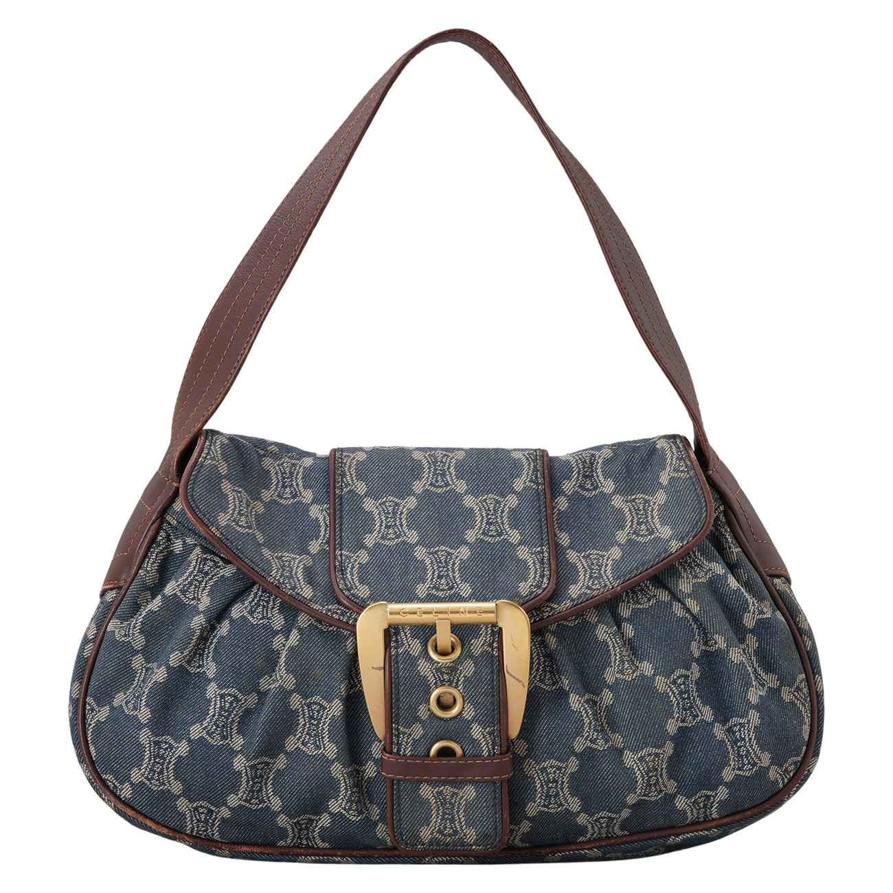 CELINE(USED)셀린느 마카담 데님 숄더백