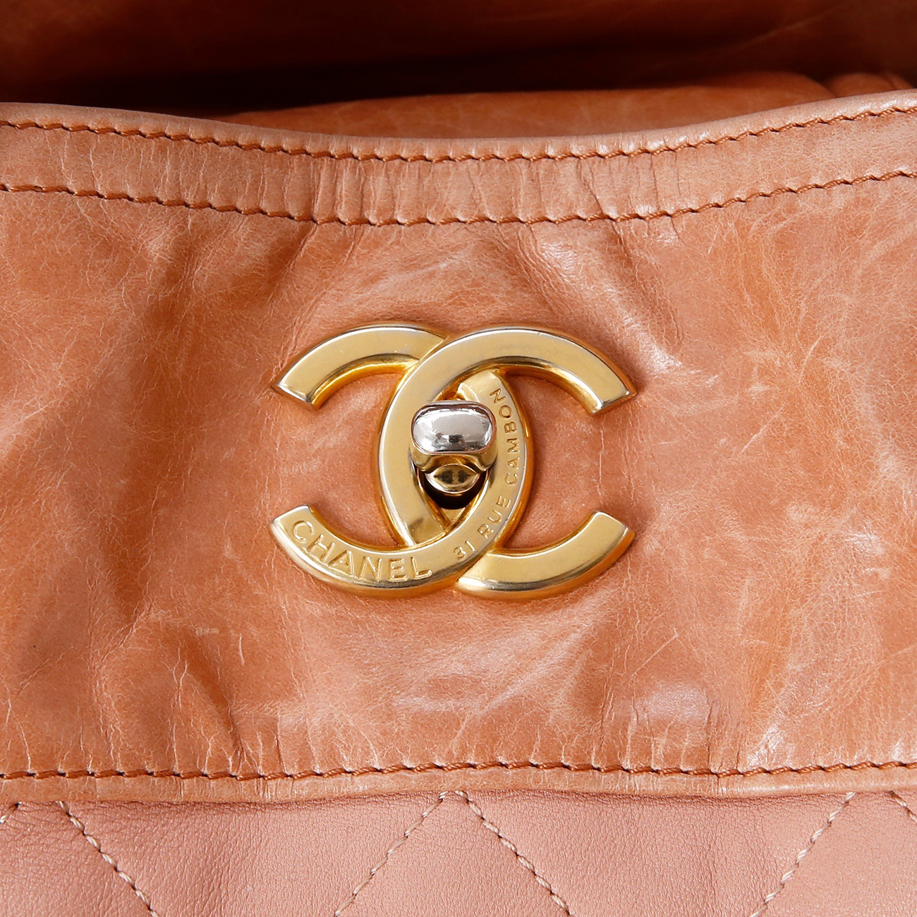 CHANEL(USED)샤넬 레더 시즌 토트겸 숄더백