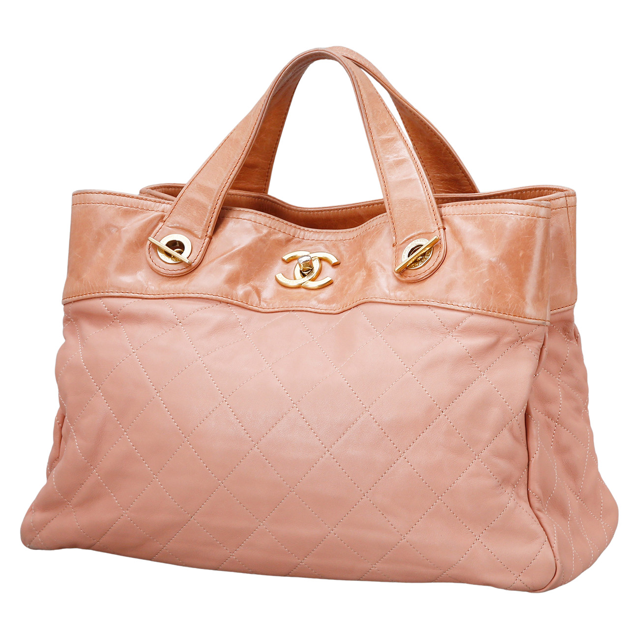 CHANEL(USED)샤넬 레더 시즌 토트겸 숄더백