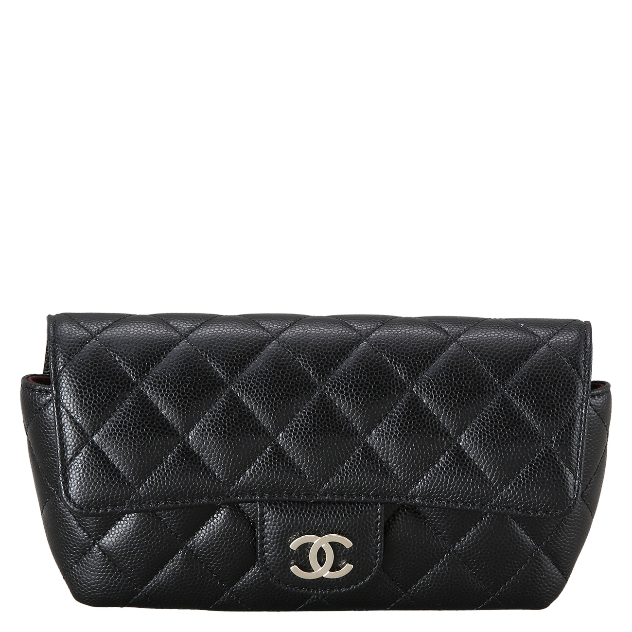 CHANEL(NEW)샤넬 클래식 캐비어 선글라스 케이스 블랙 (새제품) NEW PRODUCT