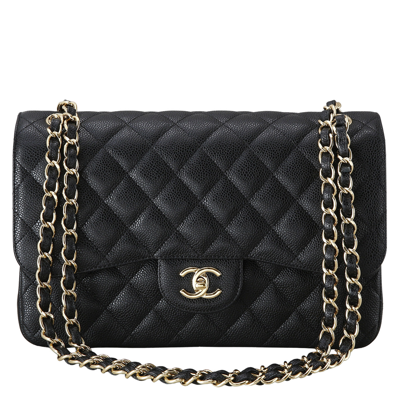 CHANEL(USED)샤넬 캐비어 클래식 라지 플랩백