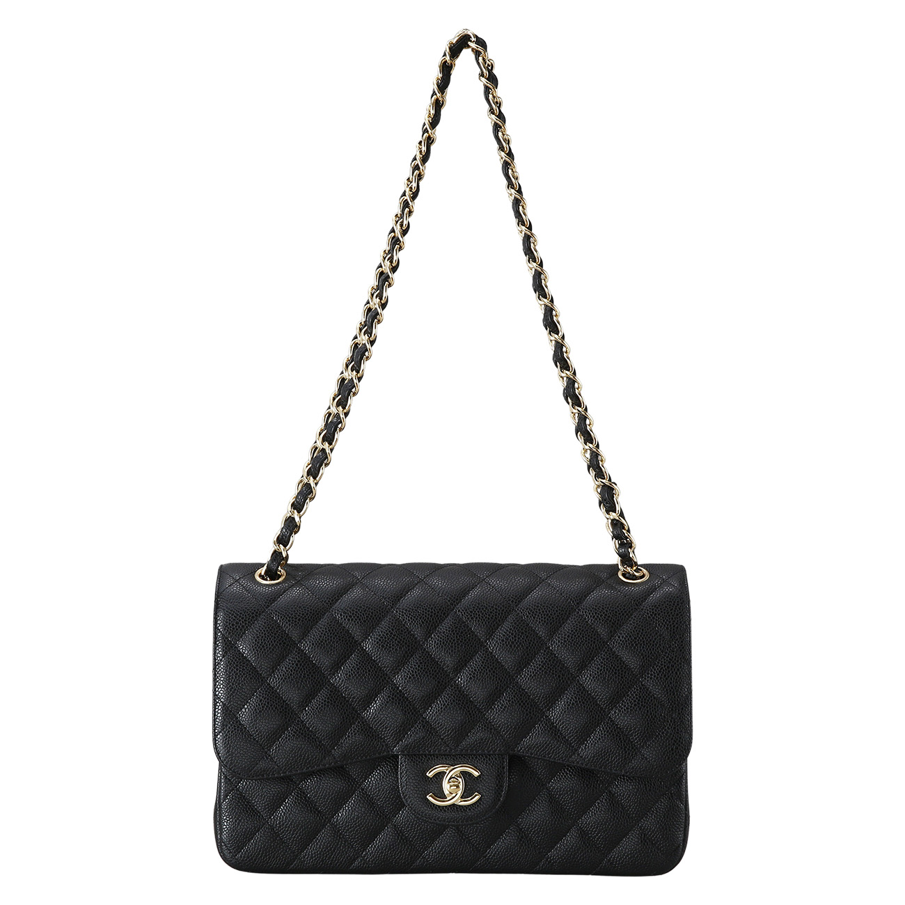 CHANEL(USED)샤넬 캐비어 클래식 라지 플랩백