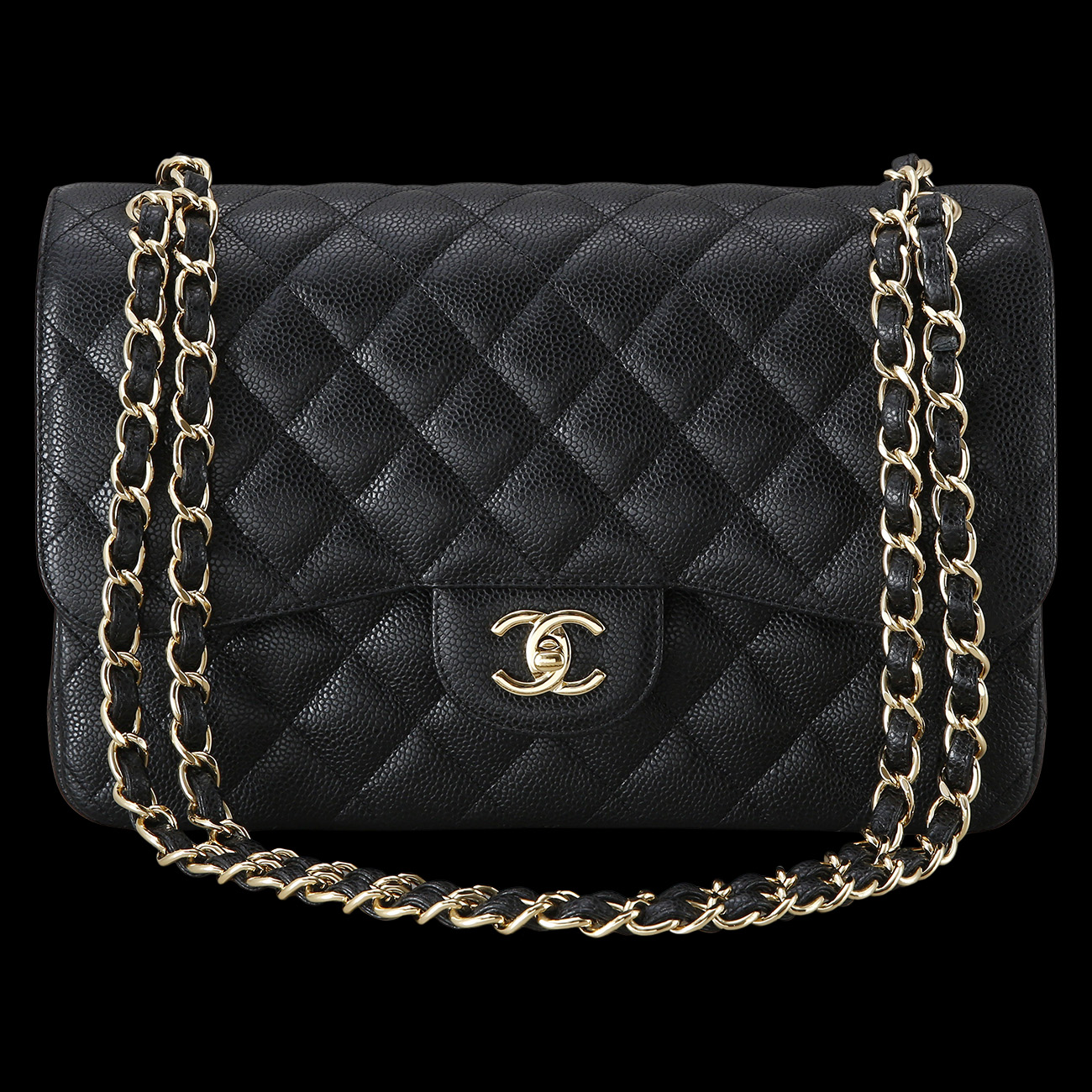 CHANEL(USED)샤넬 캐비어 클래식 라지 플랩백