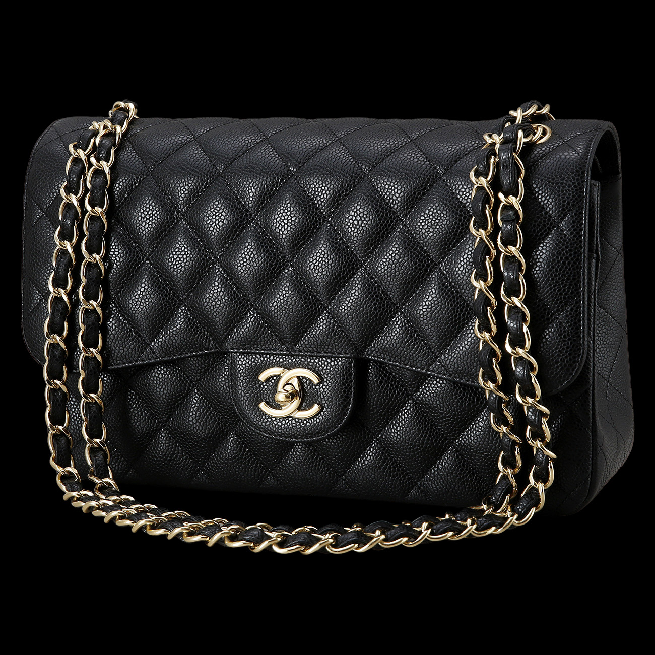 CHANEL(USED)샤넬 캐비어 클래식 라지 플랩백