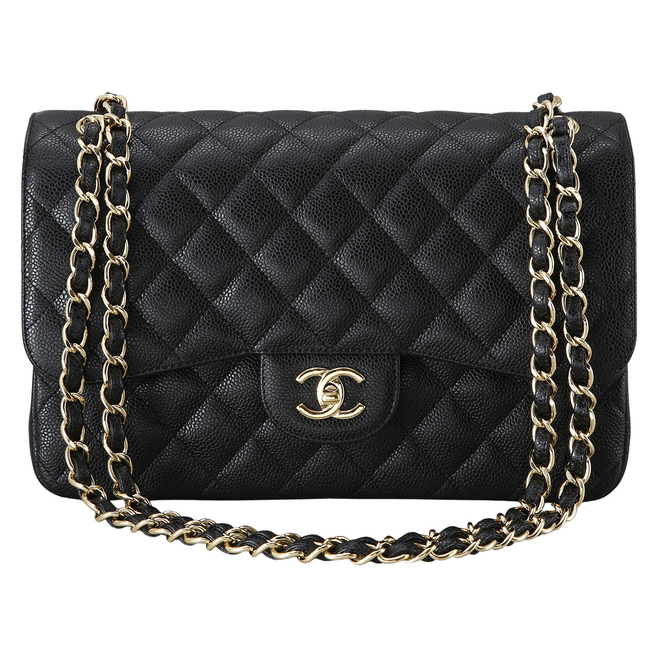 CHANEL(USED)샤넬 캐비어 클래식 라지 플랩백