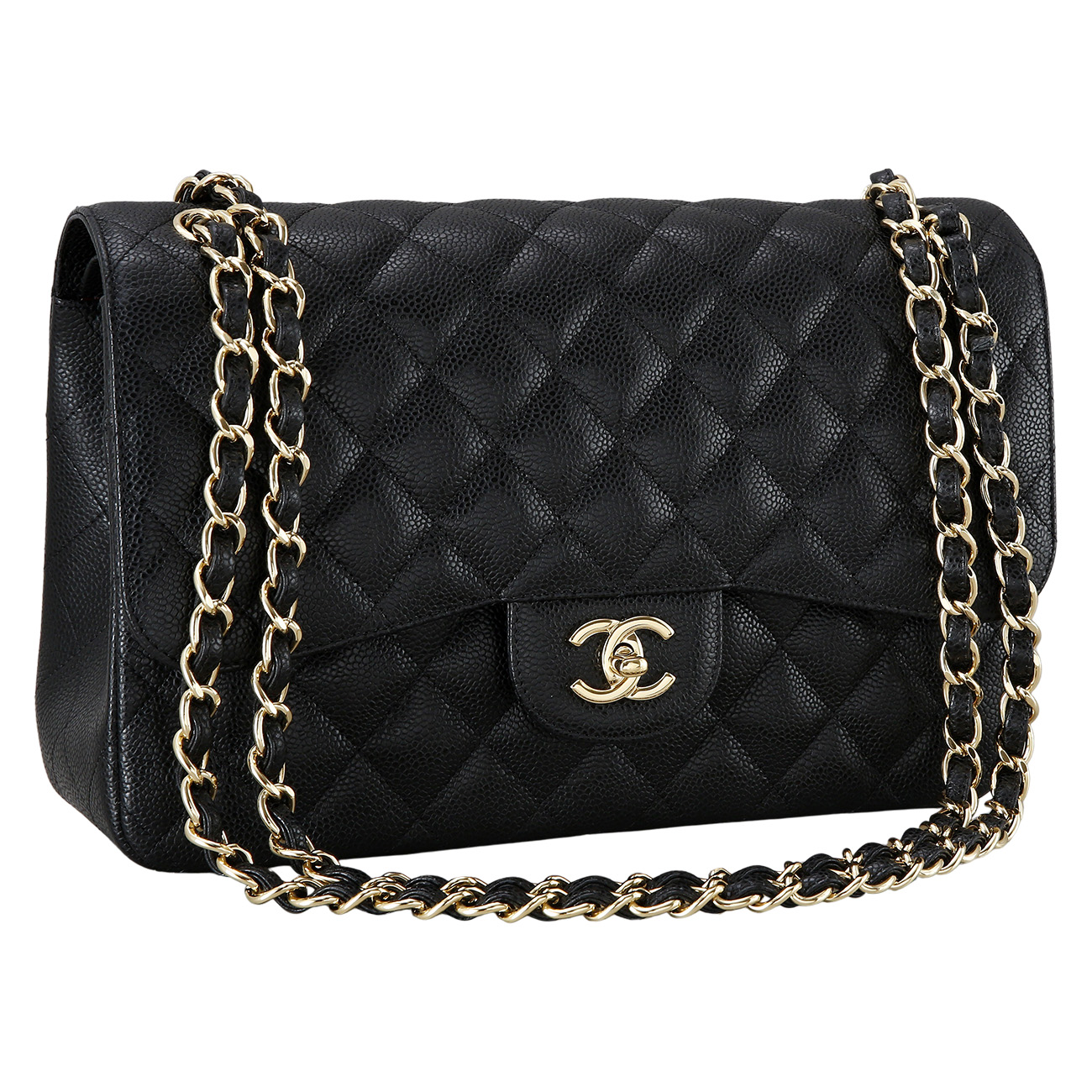 CHANEL(USED)샤넬 캐비어 클래식 라지 플랩백