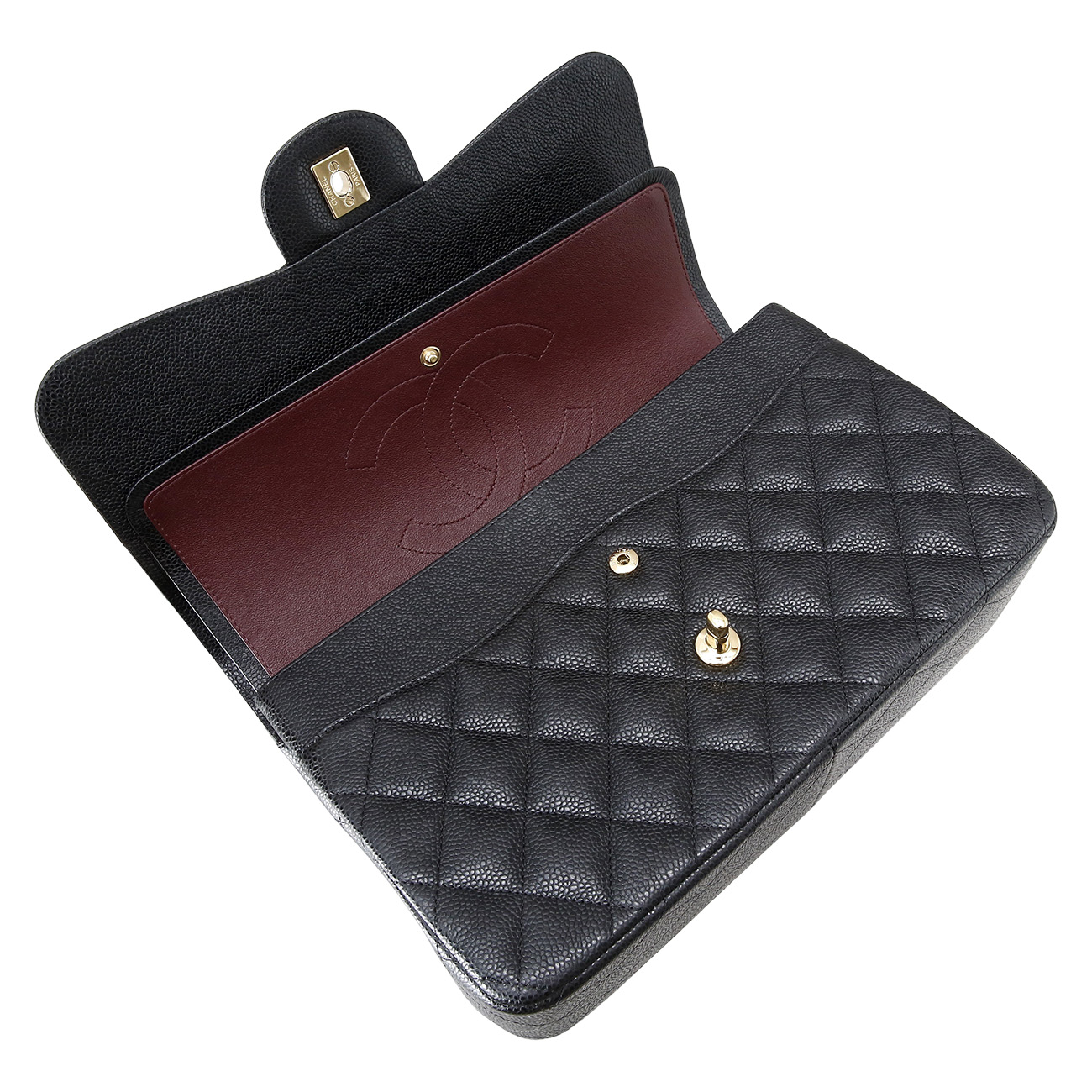 CHANEL(USED)샤넬 캐비어 클래식 라지 플랩백