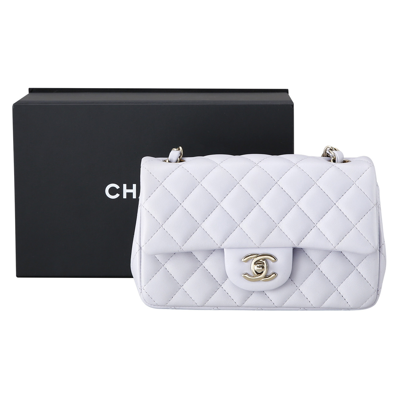 CHANEL(USED)샤넬 램스킨 클래식 뉴미니