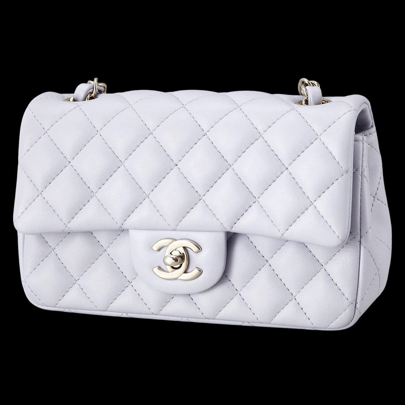 CHANEL(USED)샤넬 램스킨 클래식 뉴미니