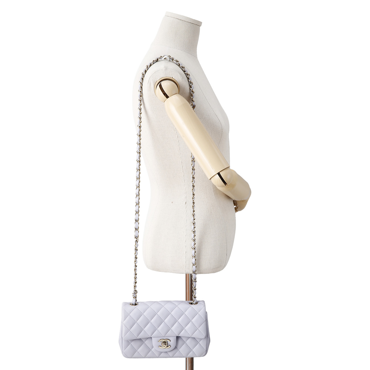 CHANEL(USED)샤넬 램스킨 클래식 뉴미니