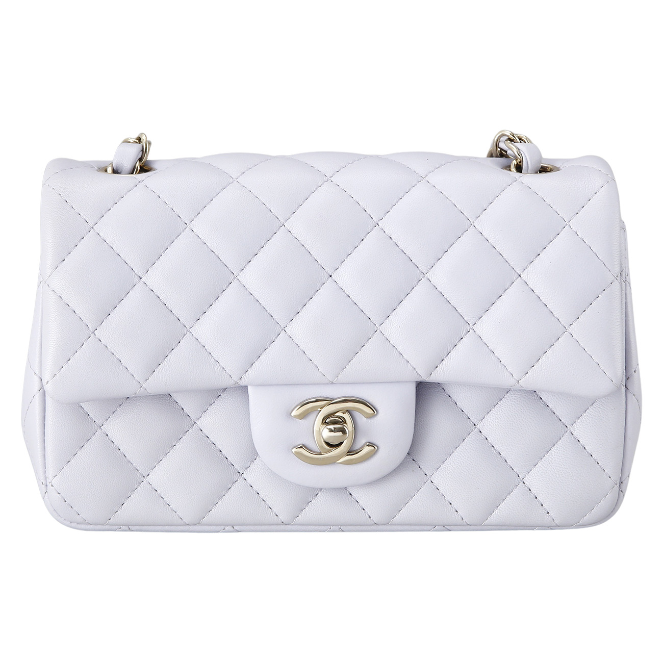 CHANEL(USED)샤넬 램스킨 클래식 뉴미니