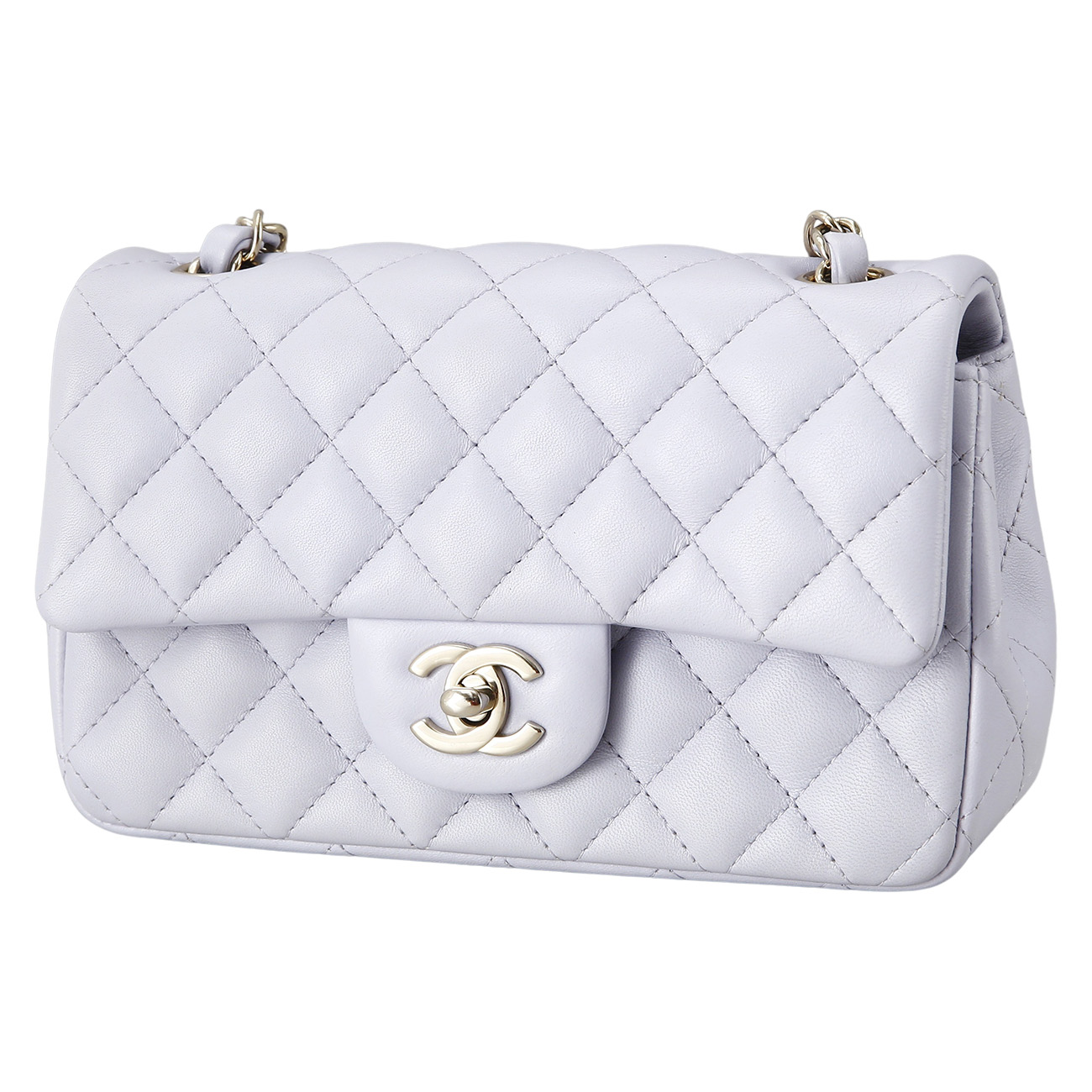 CHANEL(USED)샤넬 램스킨 클래식 뉴미니