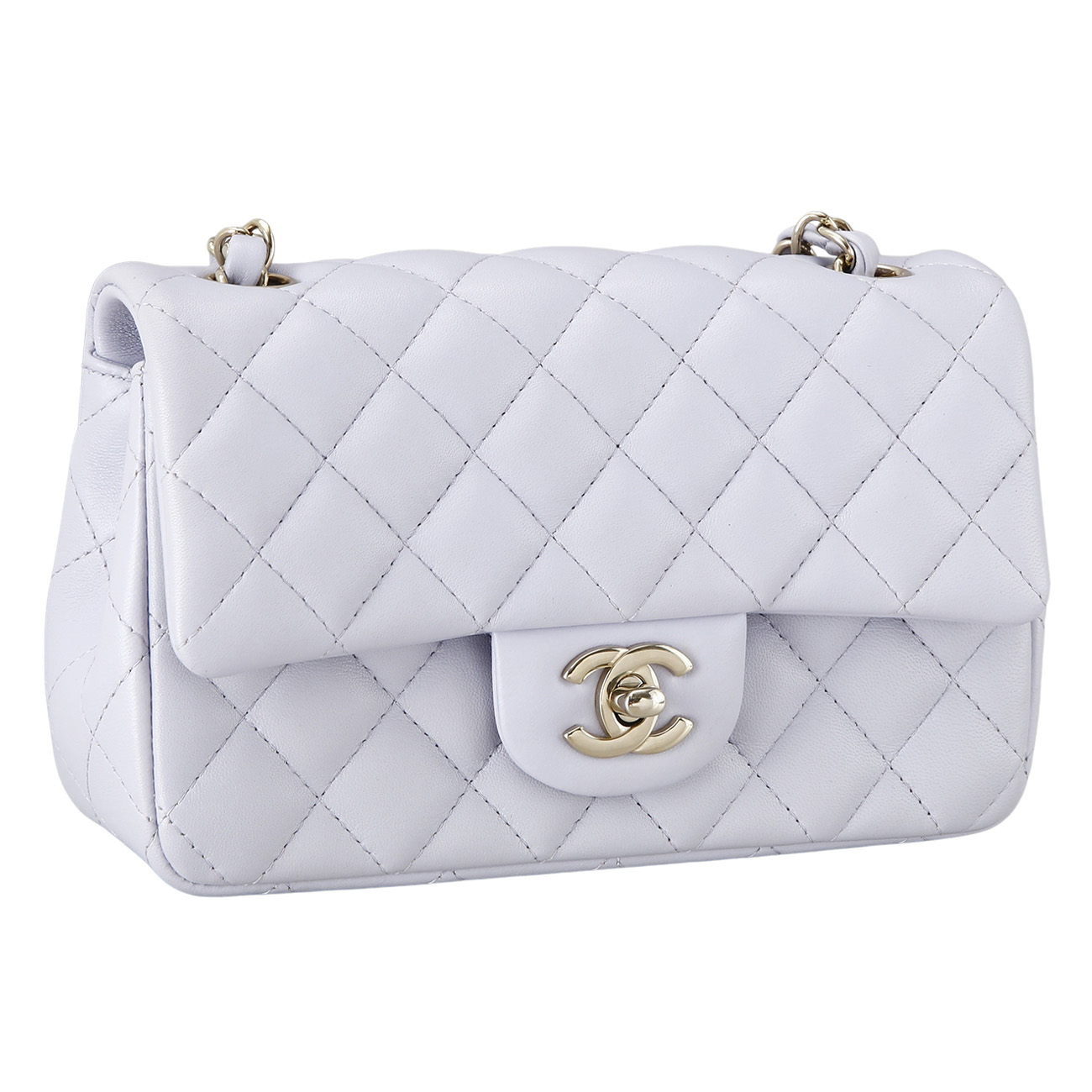 CHANEL(USED)샤넬 램스킨 클래식 뉴미니