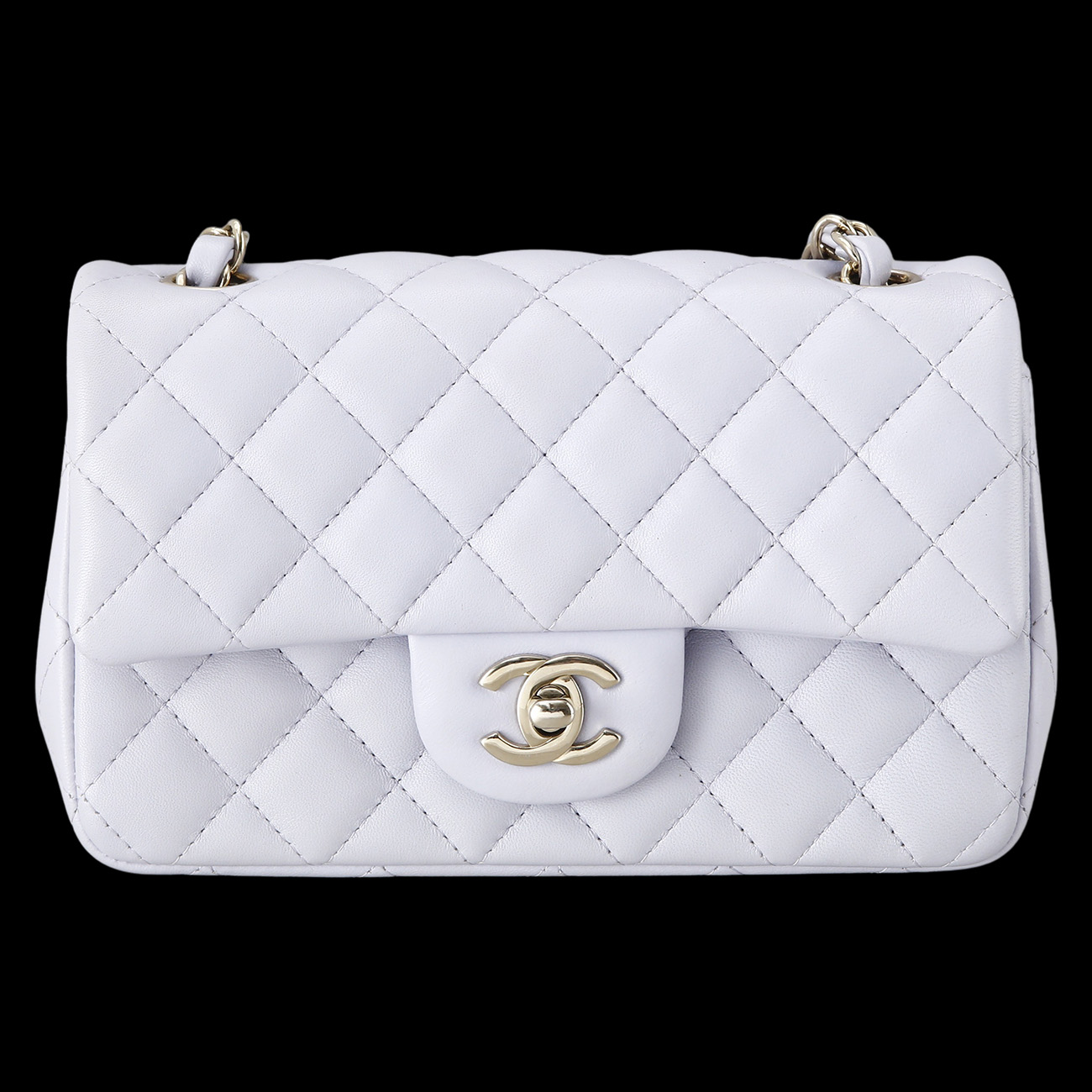 CHANEL(USED)샤넬 램스킨 클래식 뉴미니