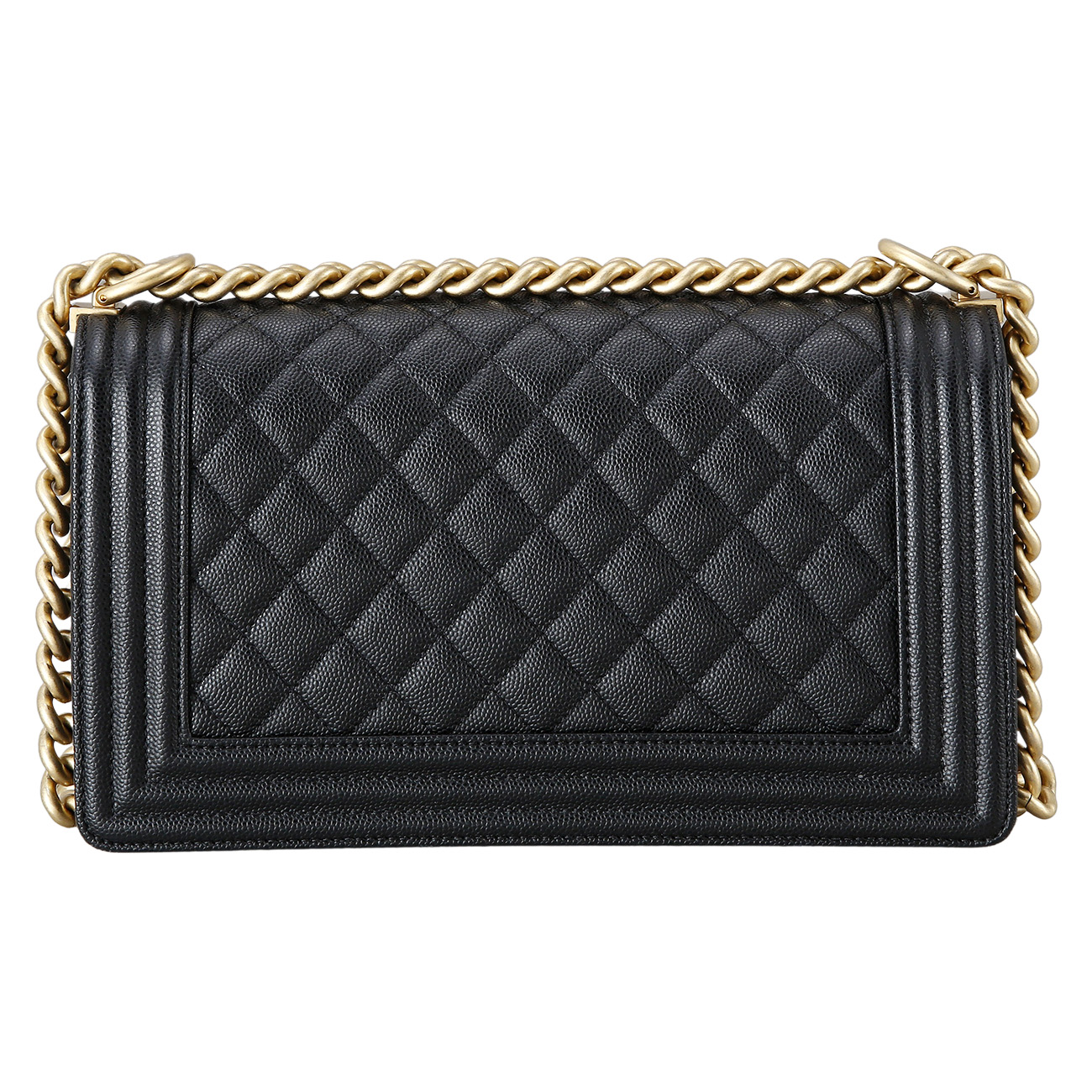 CHANEL(USED)샤넬 보이샤넬 캐비어 미듐