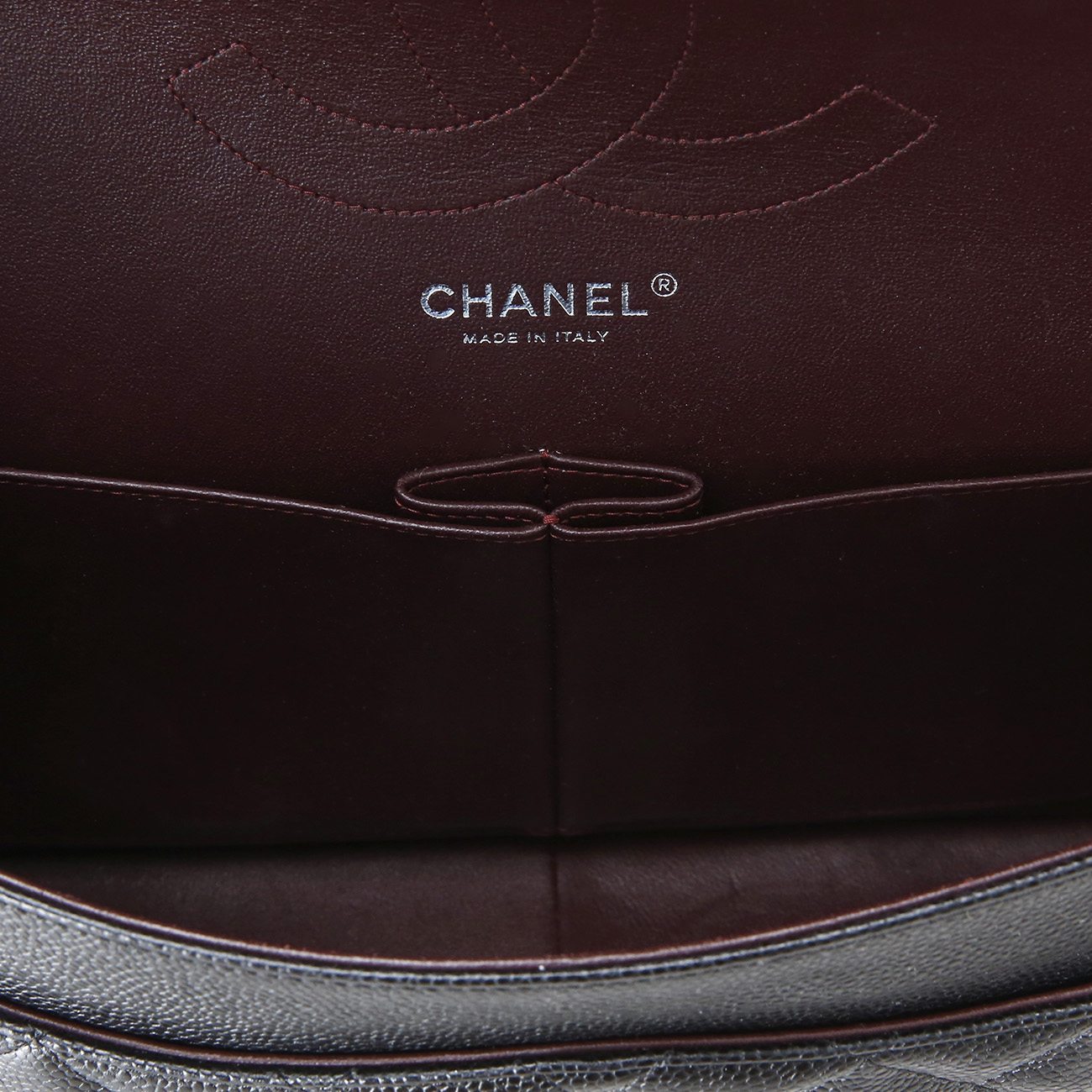 CHANEL(USED)샤넬 클래식 캐비어 점보 은장