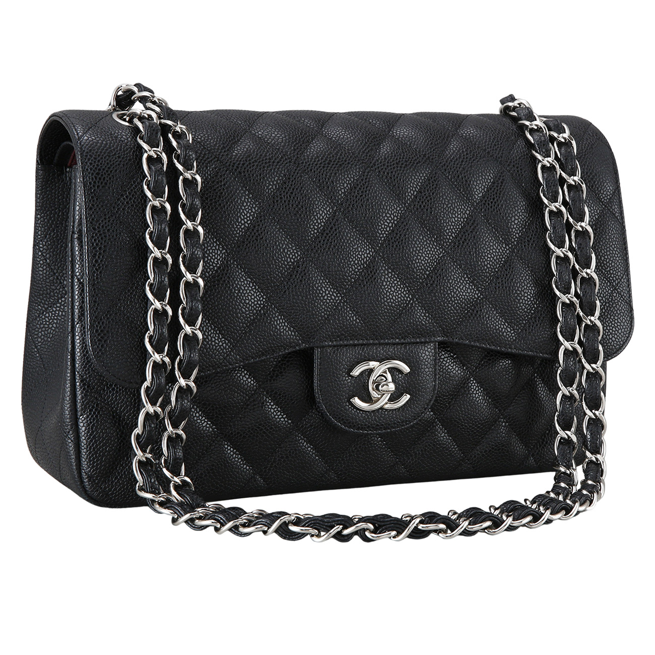CHANEL(USED)샤넬 클래식 캐비어 점보