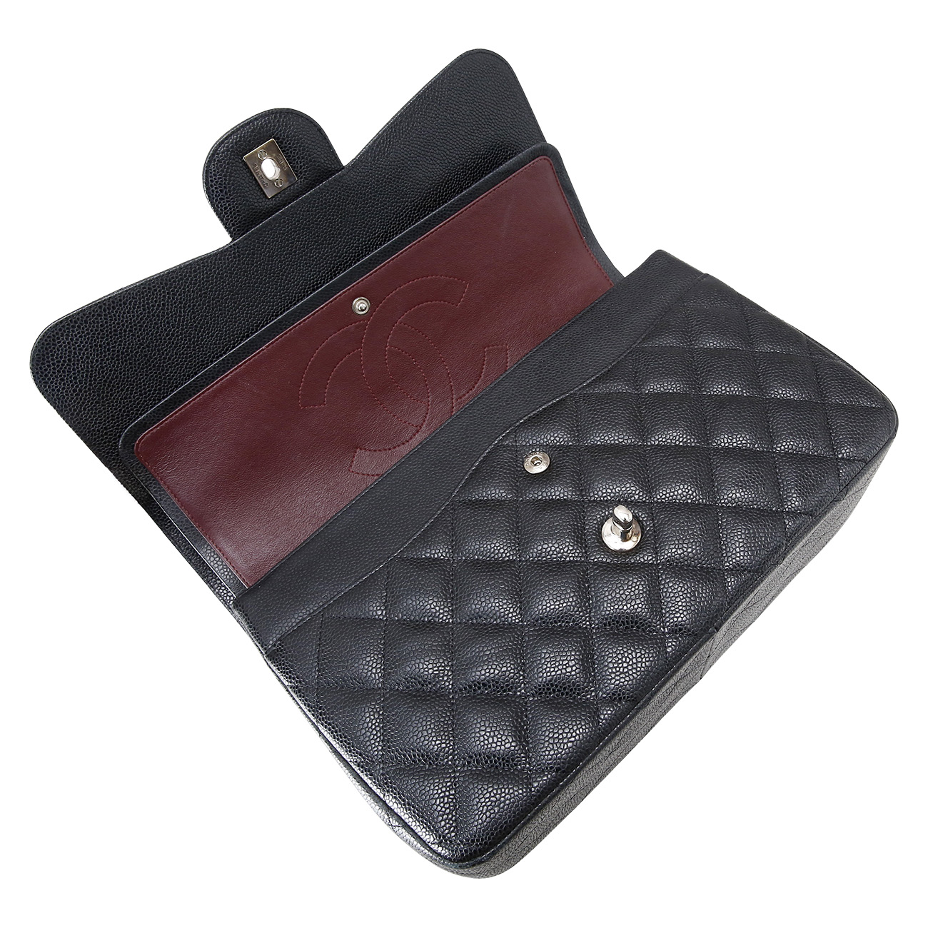 CHANEL(USED)샤넬 클래식 캐비어 점보