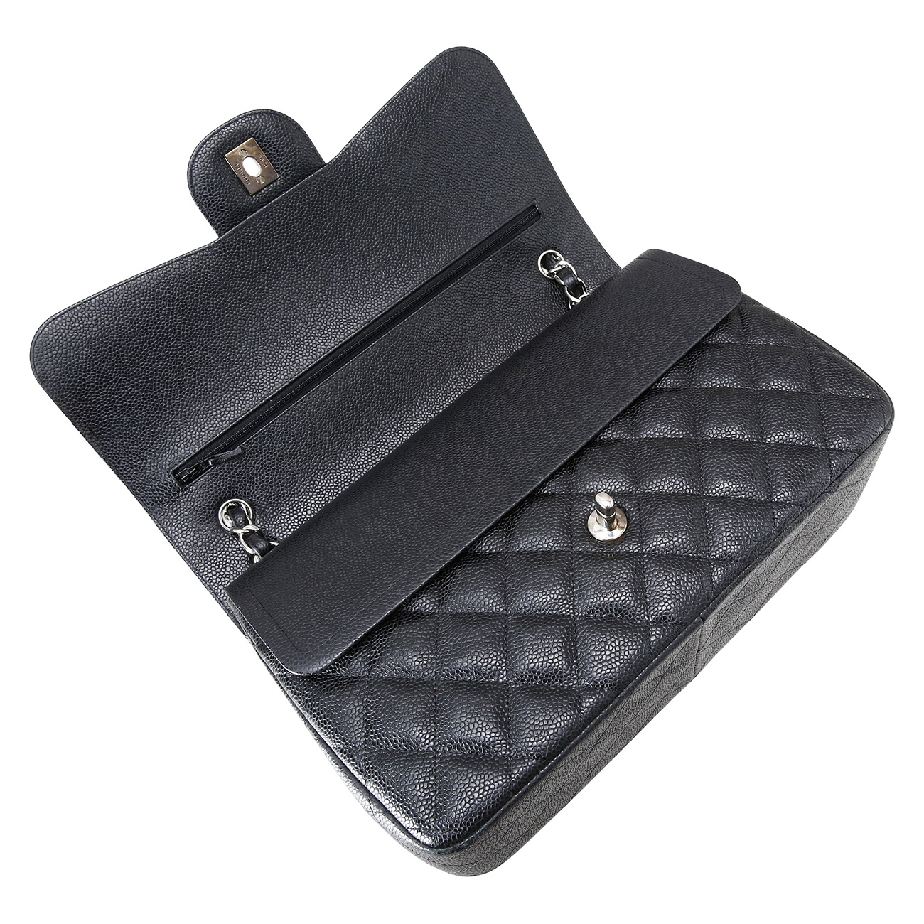 CHANEL(USED)샤넬 클래식 캐비어 점보