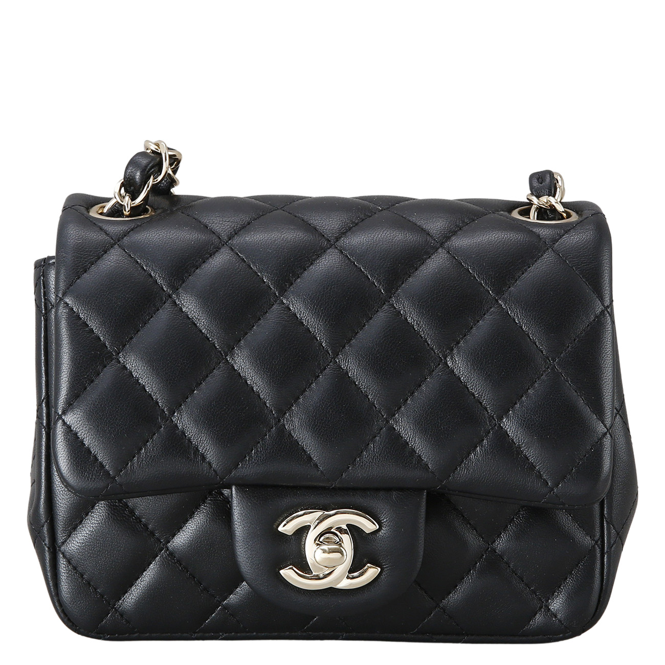 CHANEL(USED)샤넬 클래식 램스킨 쁘띠삭