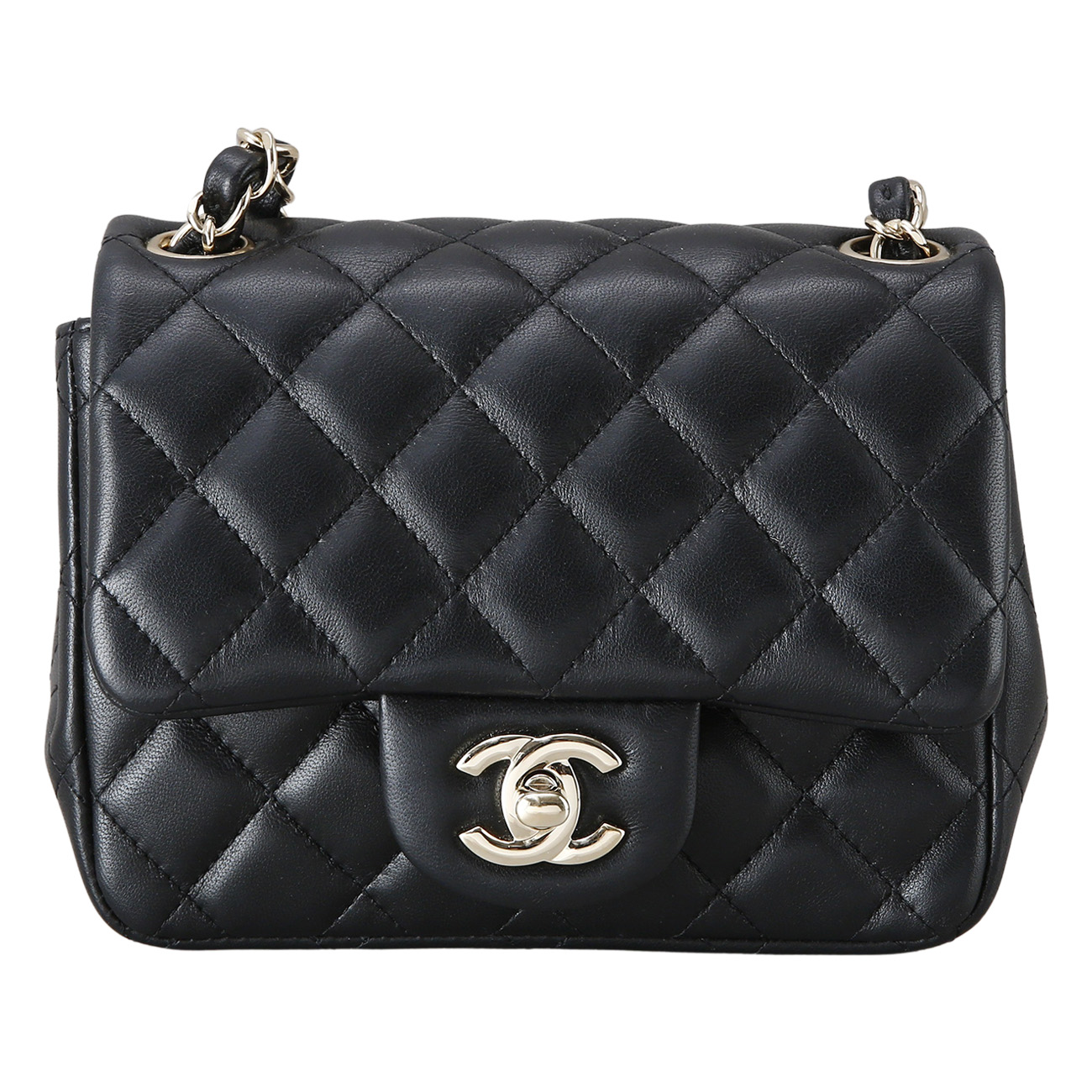 CHANEL(USED)샤넬 클래식 램스킨 쁘띠삭