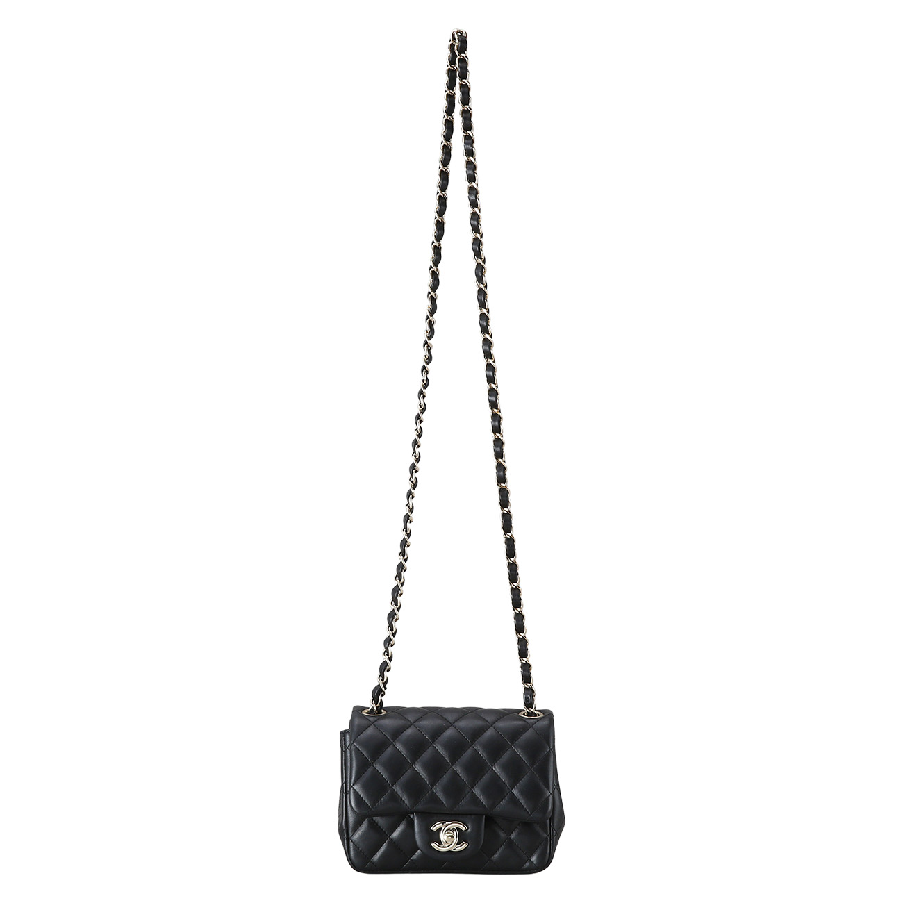 CHANEL(USED)샤넬 클래식 램스킨 쁘띠삭