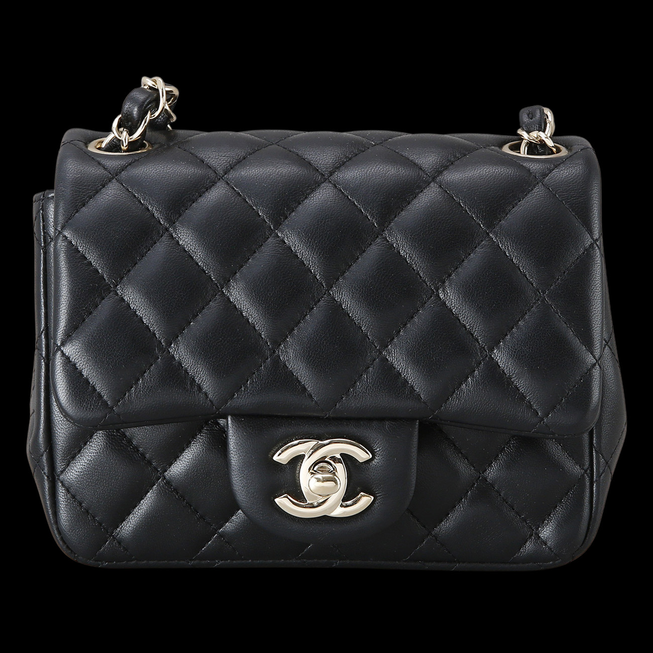CHANEL(USED)샤넬 클래식 램스킨 쁘띠삭