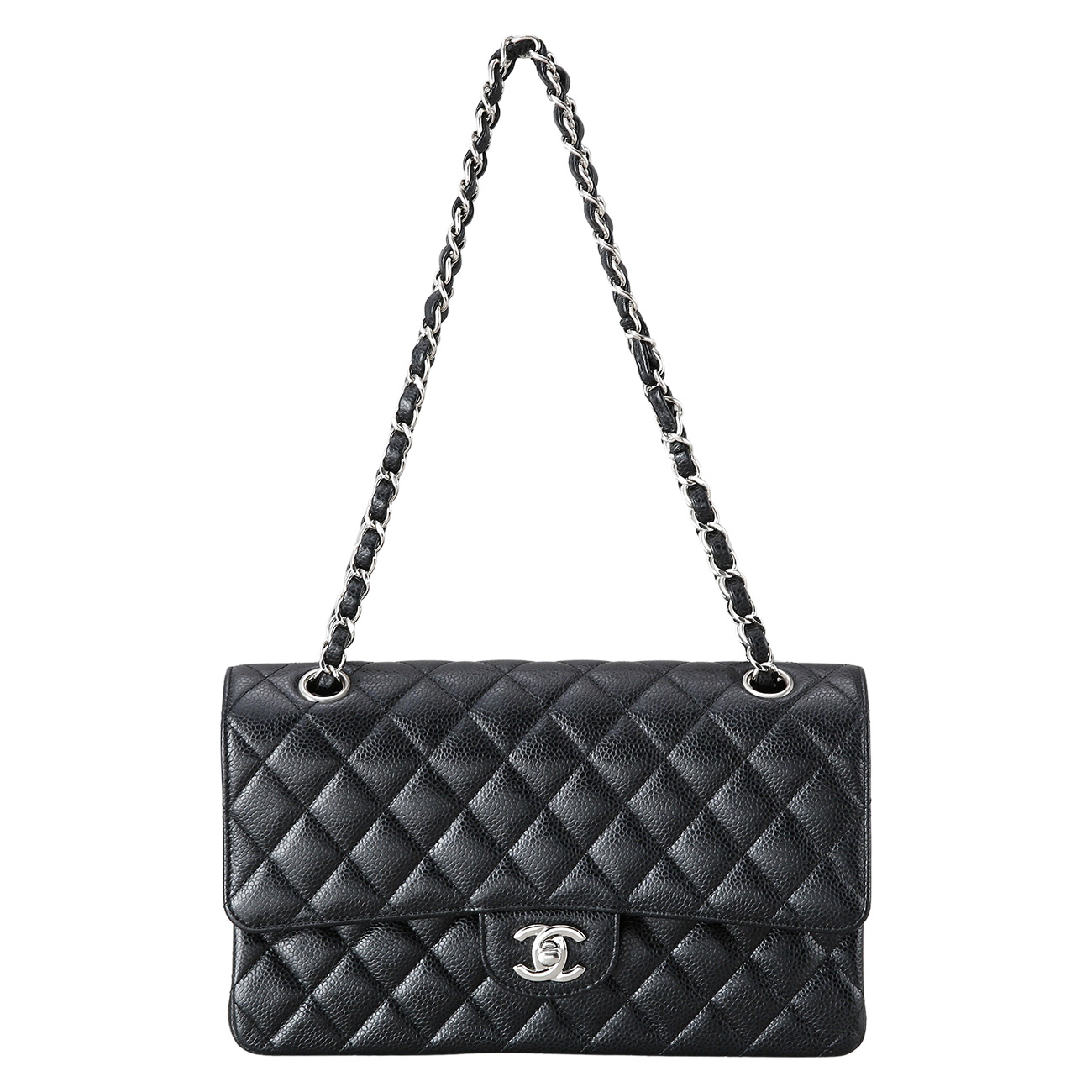 CHANEL(USED)샤넬 캐비어 클래식 미듐 플랩백