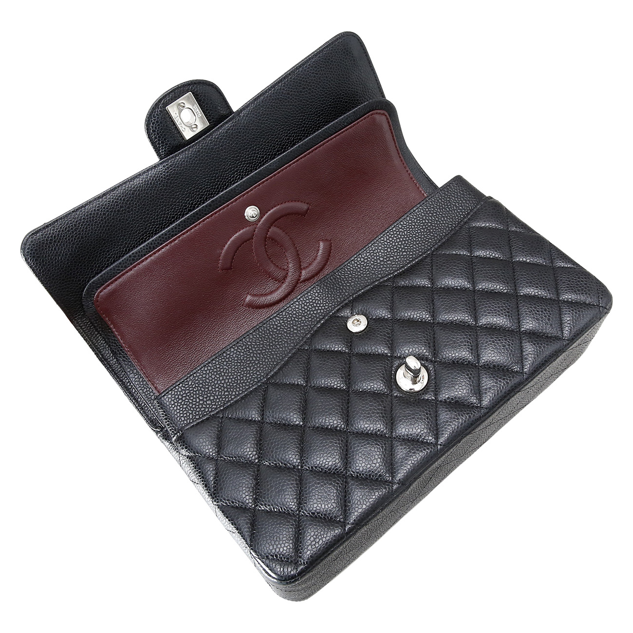 CHANEL(USED)샤넬 캐비어 클래식 미듐 플랩백