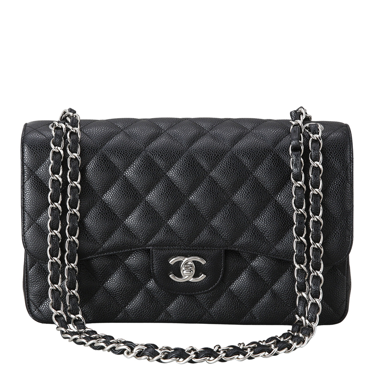 CHANEL(USED)샤넬 캐비어 클래식 라지 플랩백