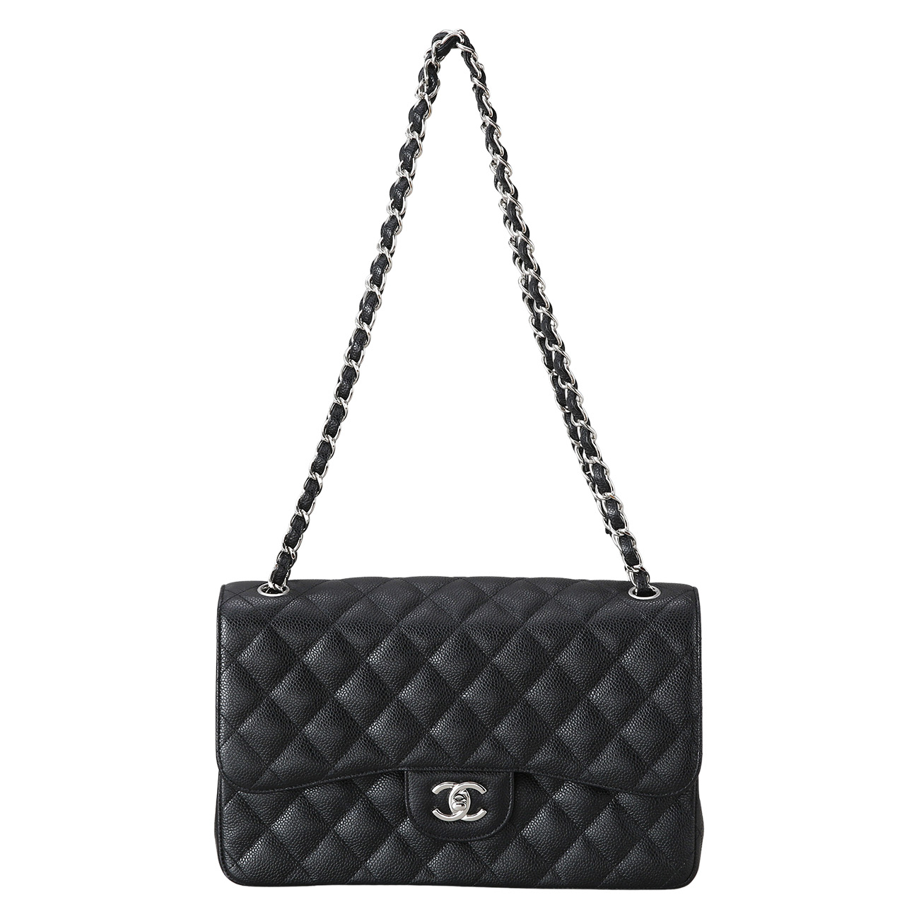 CHANEL(USED)샤넬 캐비어 클래식 라지 플랩백
