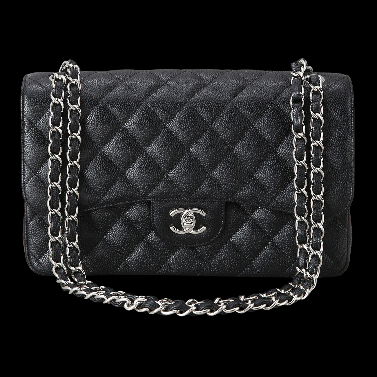 CHANEL(USED)샤넬 캐비어 클래식 라지 플랩백