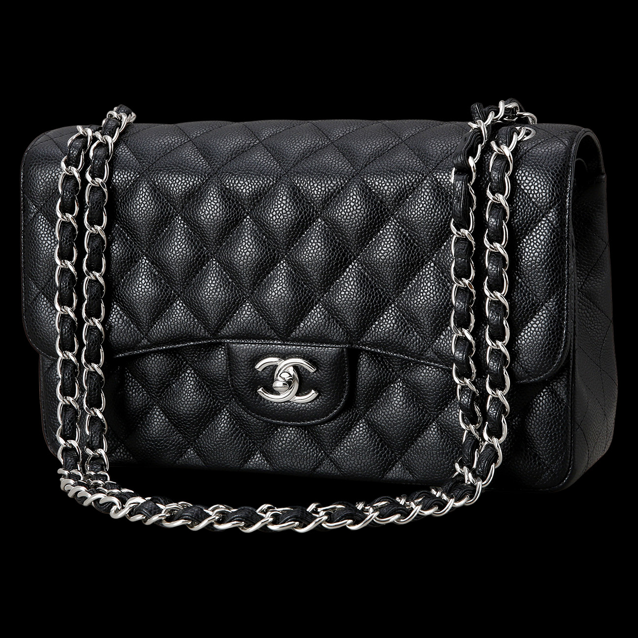 CHANEL(USED)샤넬 캐비어 클래식 라지 플랩백
