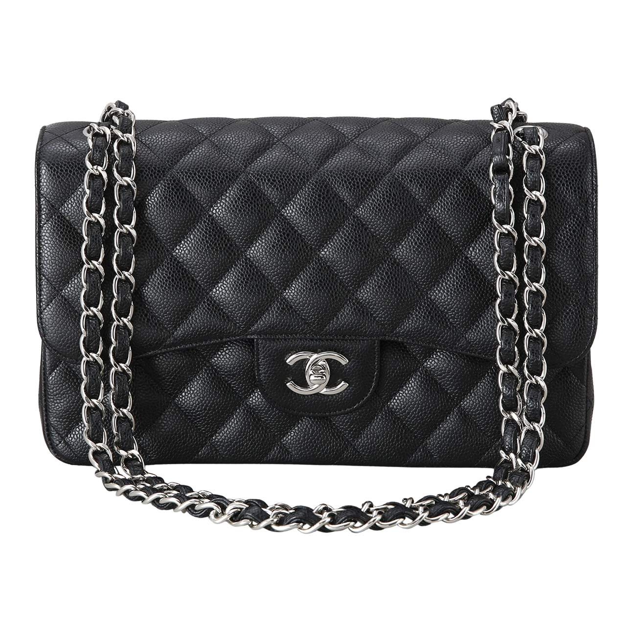 CHANEL(USED)샤넬 캐비어 클래식 라지 플랩백