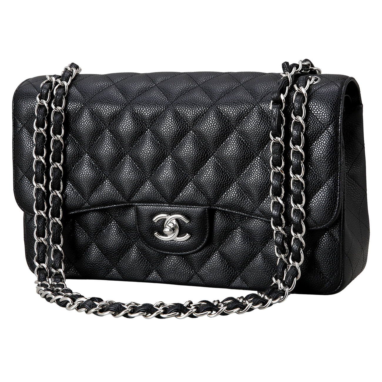 CHANEL(USED)샤넬 캐비어 클래식 라지 플랩백