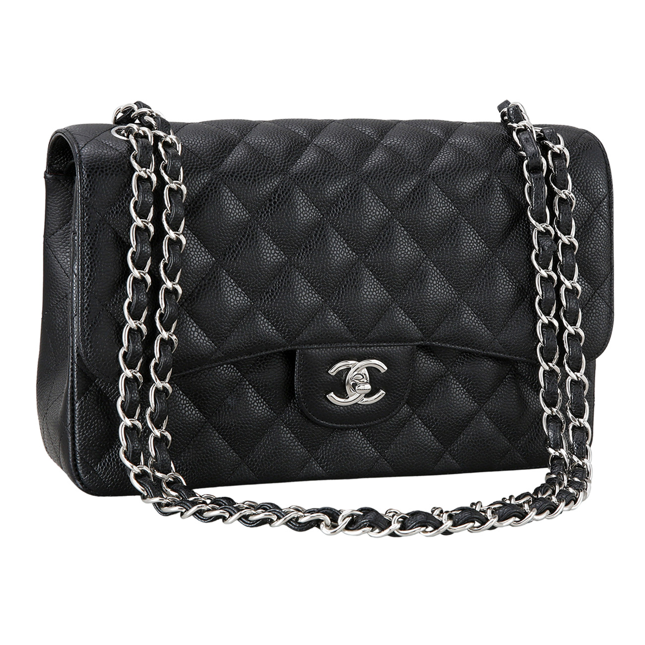CHANEL(USED)샤넬 캐비어 클래식 라지 플랩백