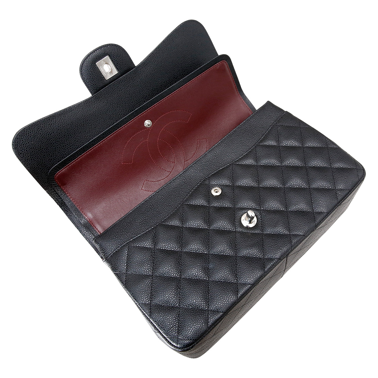 CHANEL(USED)샤넬 캐비어 클래식 라지 플랩백