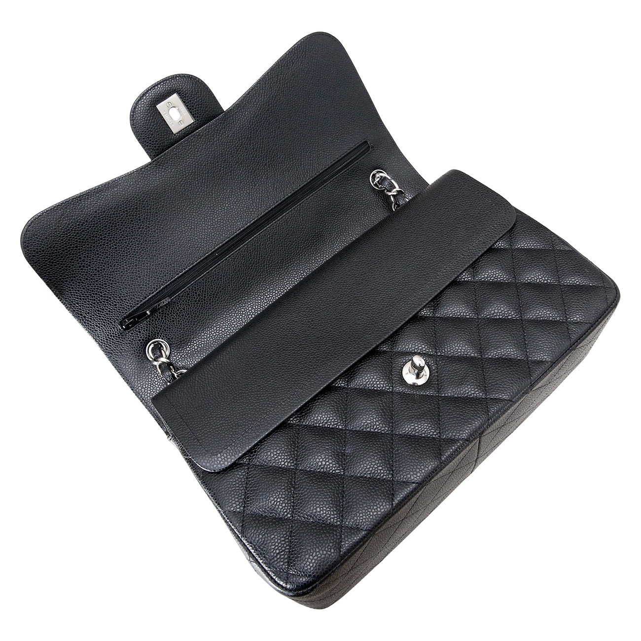CHANEL(USED)샤넬 캐비어 클래식 라지 플랩백