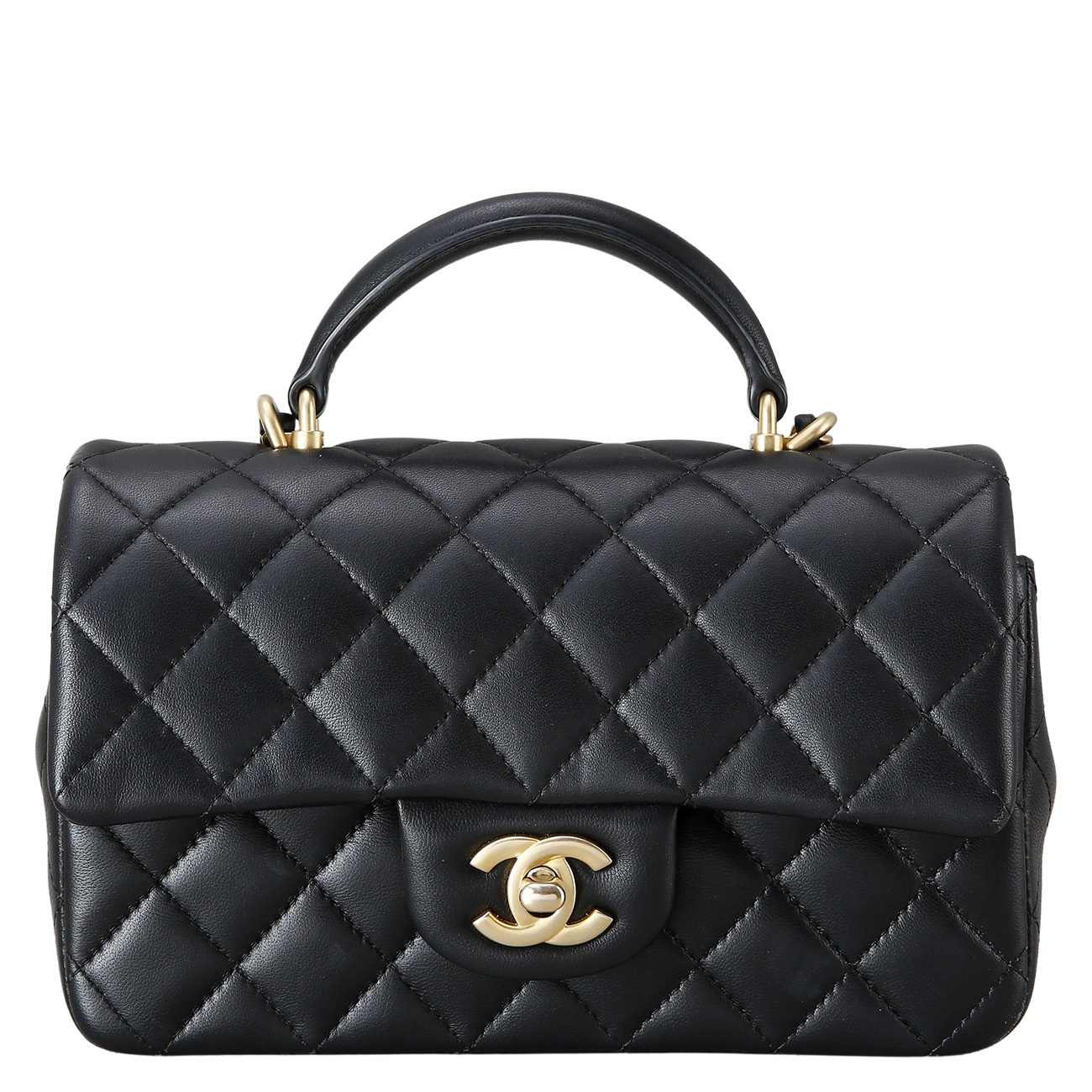 CHANEL(USED)샤넬 뉴미니 탑핸들 크로스백