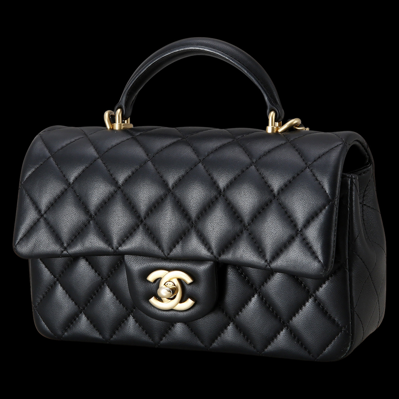 CHANEL(USED)샤넬 뉴미니 탑핸들 크로스백