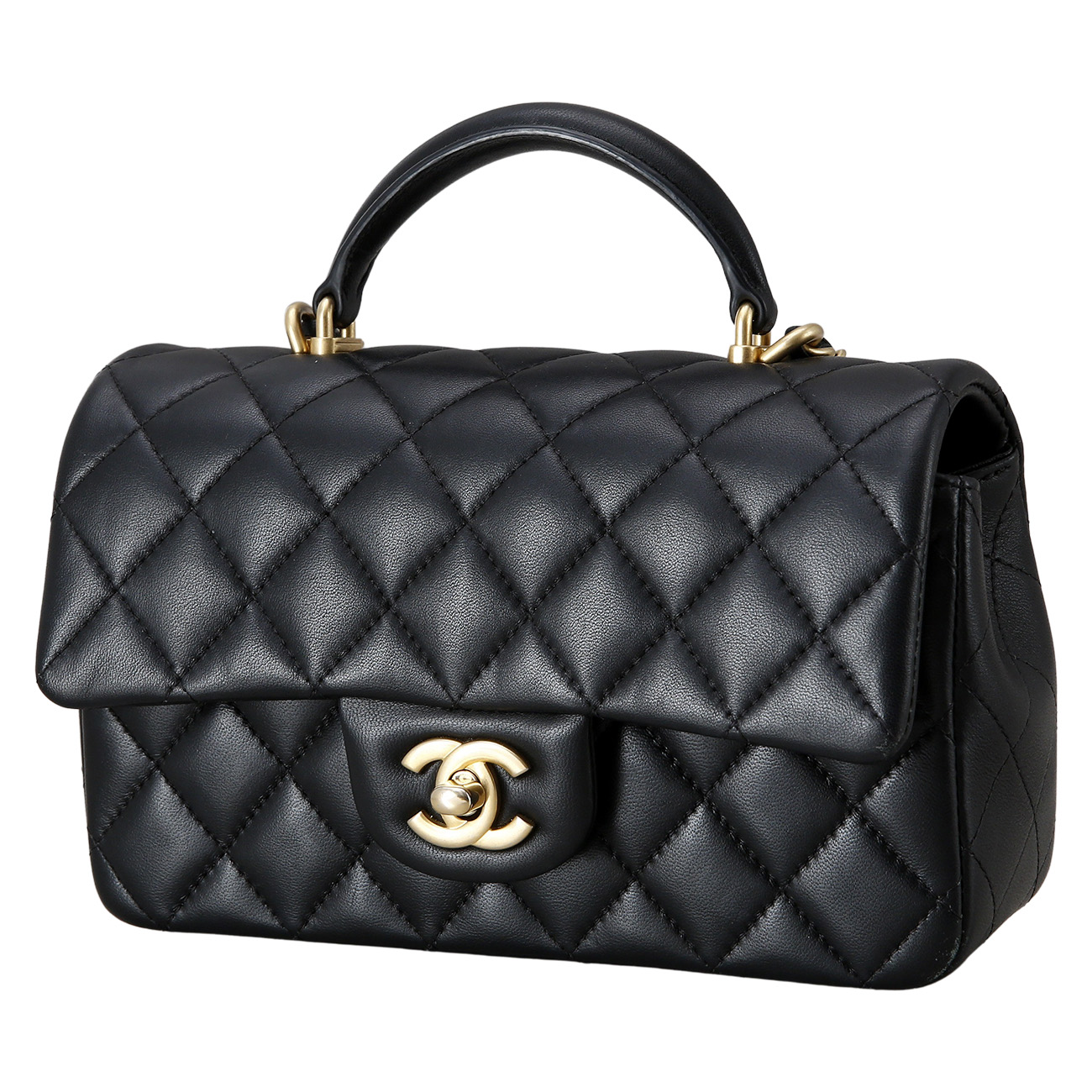 CHANEL(USED)샤넬 뉴미니 탑핸들 크로스백
