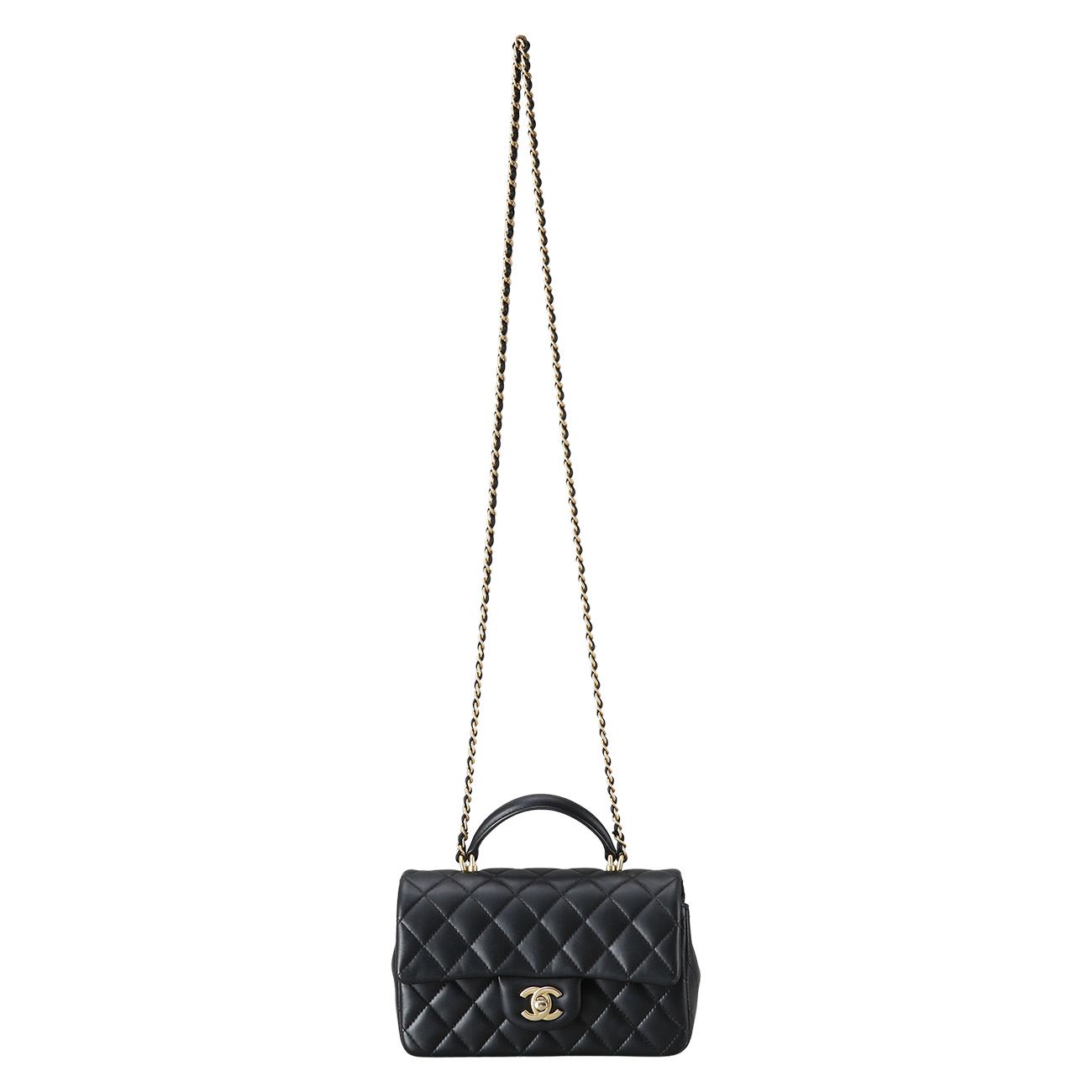 CHANEL(USED)샤넬 뉴미니 탑핸들 크로스백