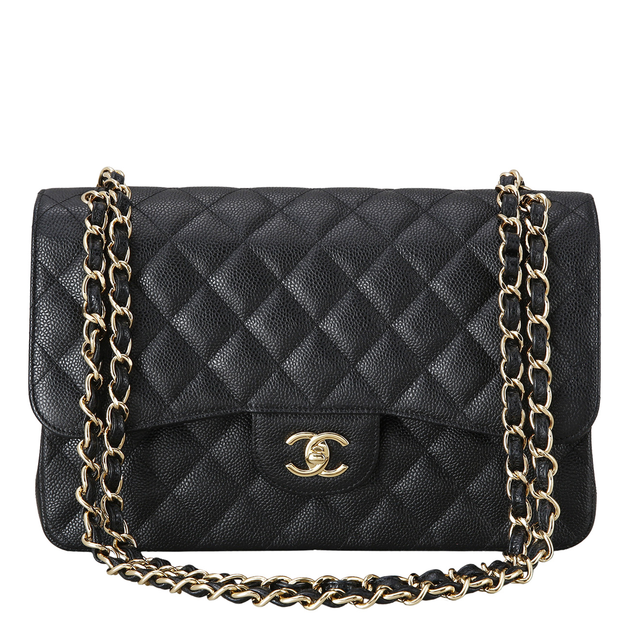 CHANEL(USED)샤넬 캐비어 클래식 라지 플랩백