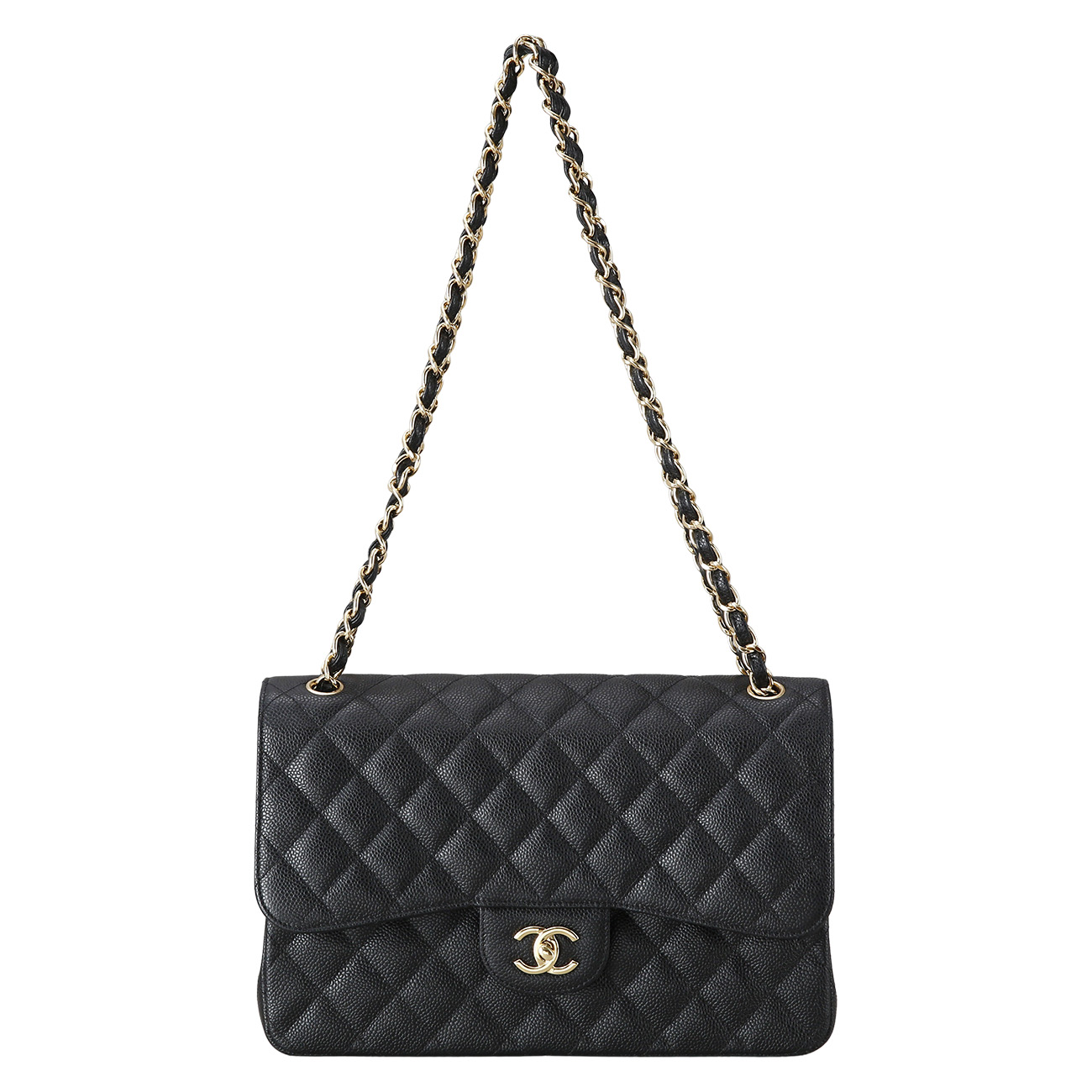 CHANEL(USED)샤넬 캐비어 클래식 라지 플랩백