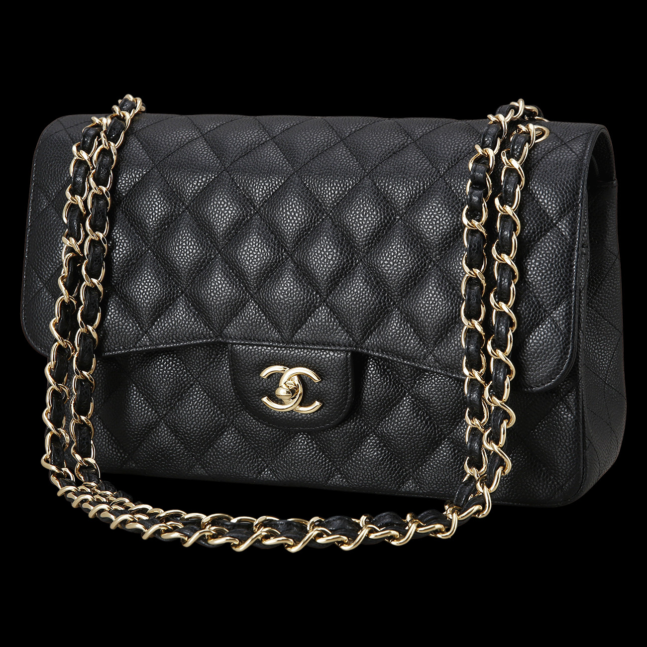 CHANEL(USED)샤넬 캐비어 클래식 라지 플랩백