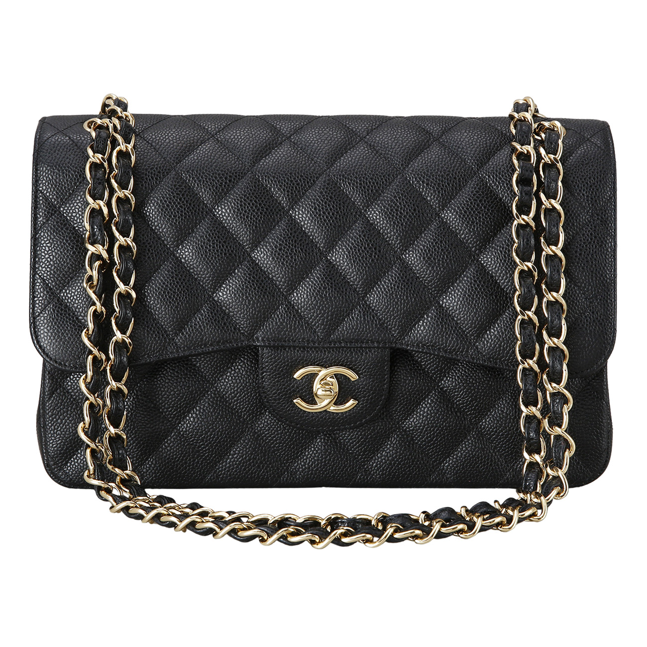 CHANEL(USED)샤넬 캐비어 클래식 라지 플랩백